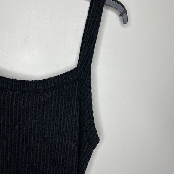 MADEWELL Knit Tank Top Womens Large Black Tie Wrap Sleeveless Cotton Blend J4453 - Picture 5 of 14